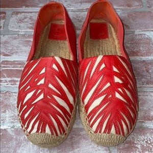 Tory Burch palm flat espadrille